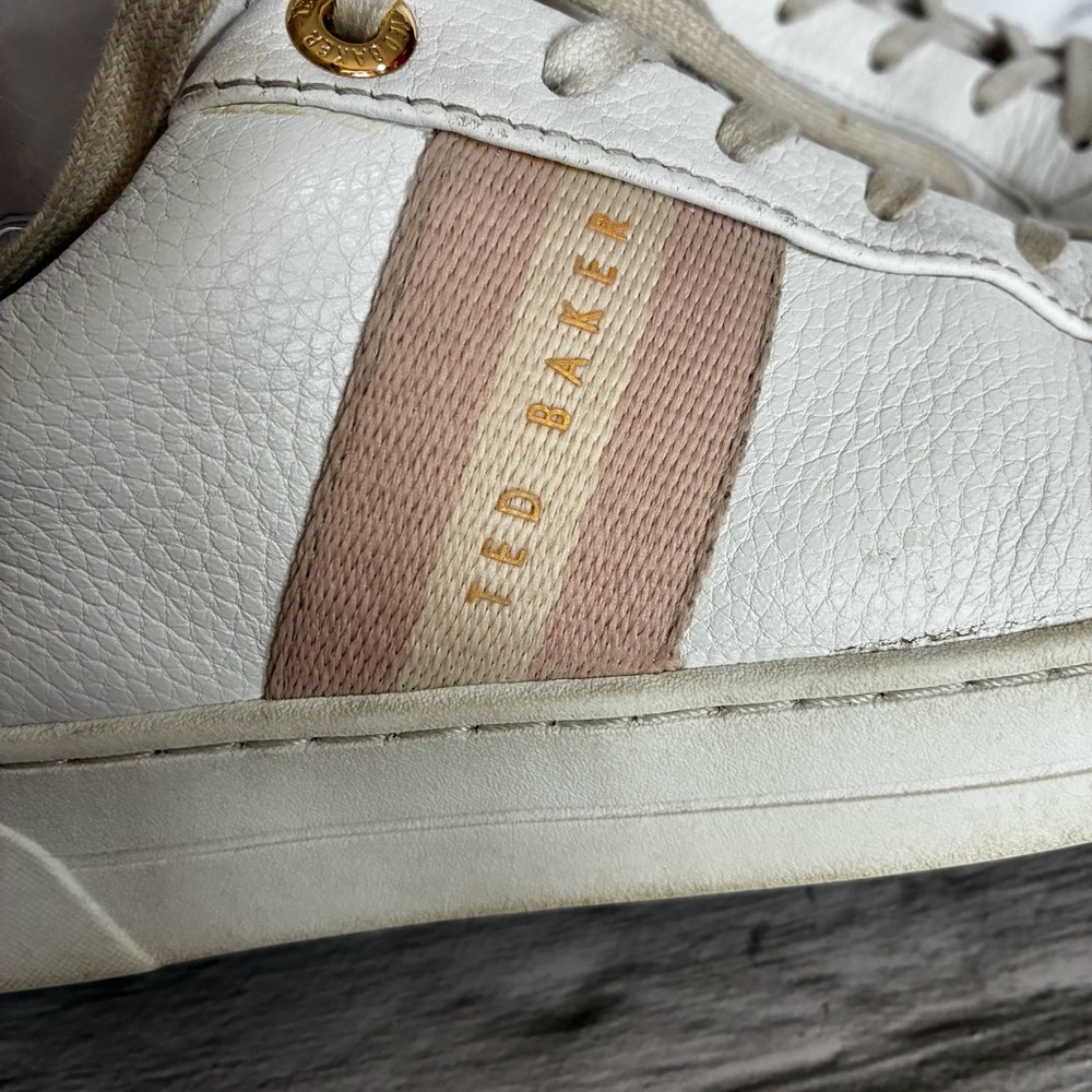 Ted Baker Bailey Leather Sneakers Size 10 - Picture 3 of 16